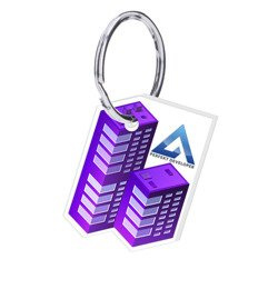 Brelok promujący developera budowa domów i mieszkań