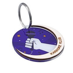 Brelok promujący klub karaoke