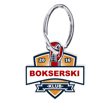 Brelok promujący klub bokserski