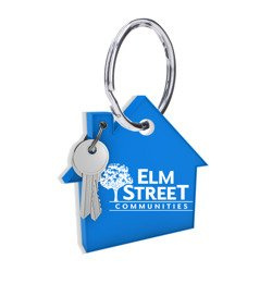 Brelok promujący developera osiedli domków jednorodzinnych