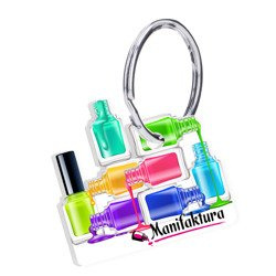 Brelok promujący salon kosmetyczny