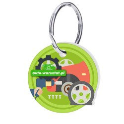 Brelok promujący warsztat samochodowy