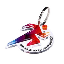 Brelok promujący mistrzostwa polski w sprincie